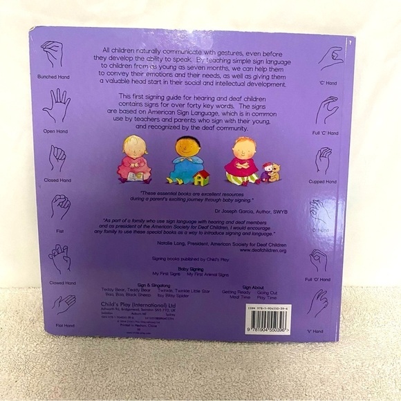 My First Signs: American Sign Language -- Annie Kubler - Picture 2 of 9